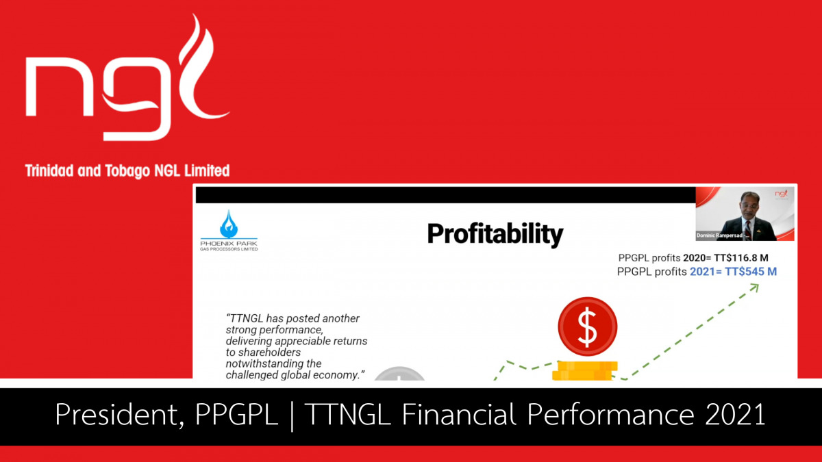 Dominic Rampersad, President, PPGPL | TTNGL Financial Performance 2021 ...